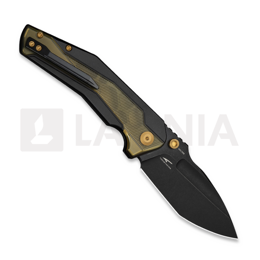 Saliekams nazis CIVIVI Wellmax, Black Aluminum & Polished Ultem, Black Stonewash C24008C-2