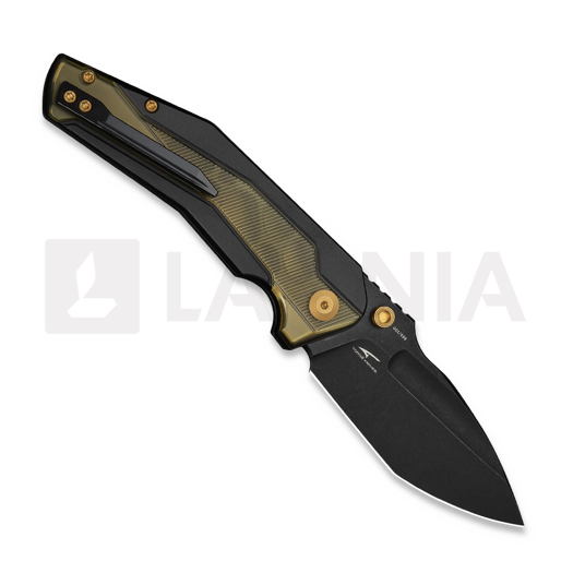 CIVIVI Wellmax sulankstomas peilis, Black Aluminum & Polished Ultem, Black Stonewash C24008C-2