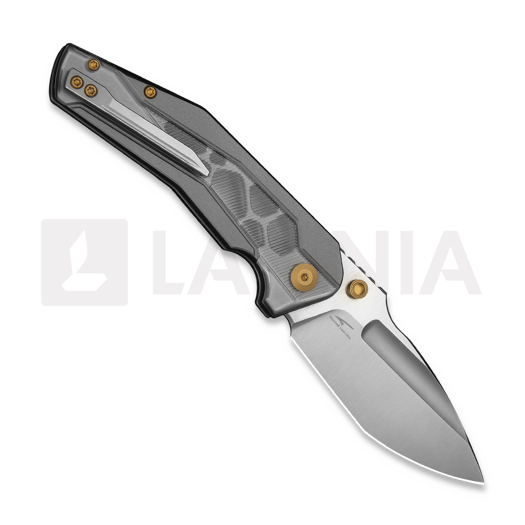 Saliekams nazis CIVIVI Wellmax, Gray Aluminum & Polished Lexan, Satin C24008C-1