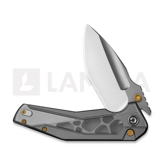 Zavírací nůž CIVIVI Wellmax, Gray Aluminum & Polished Lexan, Satin C24008C-1