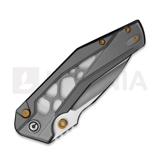 Saliekams nazis CIVIVI Wellmax, Gray Aluminum & Polished Lexan, Satin C24008C-1