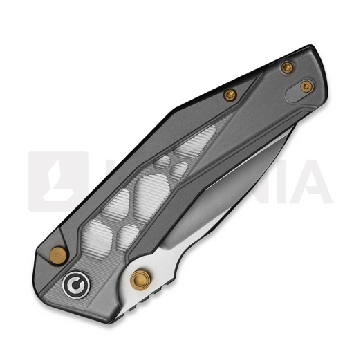 Zavírací nůž CIVIVI Wellmax, Gray Aluminum & Polished Lexan, Satin C24008C-1