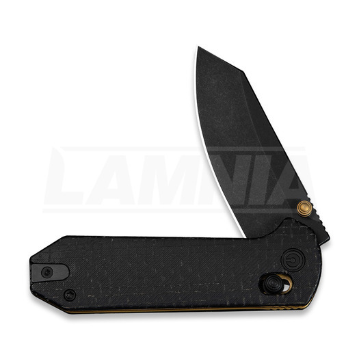CIVIVI Yonder sulankstomas peilis, Black Burlap Micarta, Black Stonewash C23073B-2