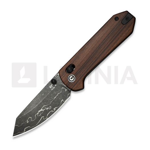 CIVIVI Yonder Damascus, Guibourtia C23073B-DS1