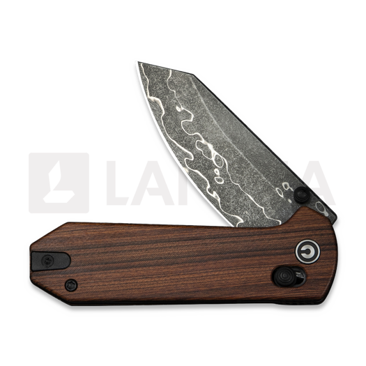 CIVIVI Yonder Damascus, Guibourtia C23073B-DS1