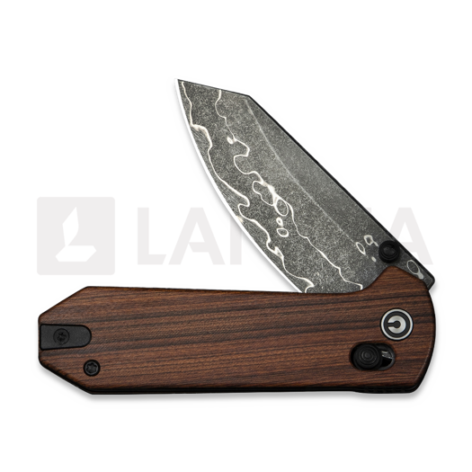 CIVIVI Yonder Damascus, Guibourtia C23073B-DS1