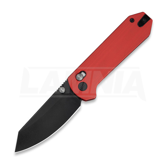 CIVIVI Yonder 접이식 나이프, Red G-10, Black Stonewash C23073-2