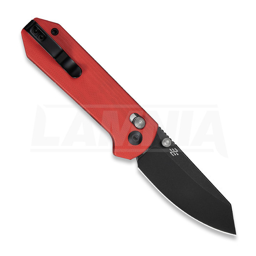 Zavírací nůž CIVIVI Yonder, Red G-10, Black Stonewash C23073-2