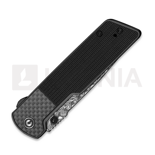 CIVIVI Zygon Damascus Taschenmesser, Gray G-10 & Carbon Fiber C25035B-DS1