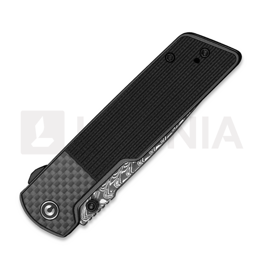 CIVIVI Zygon Damascus Taschenmesser, Gray G-10 & Carbon Fiber C25035B-DS1