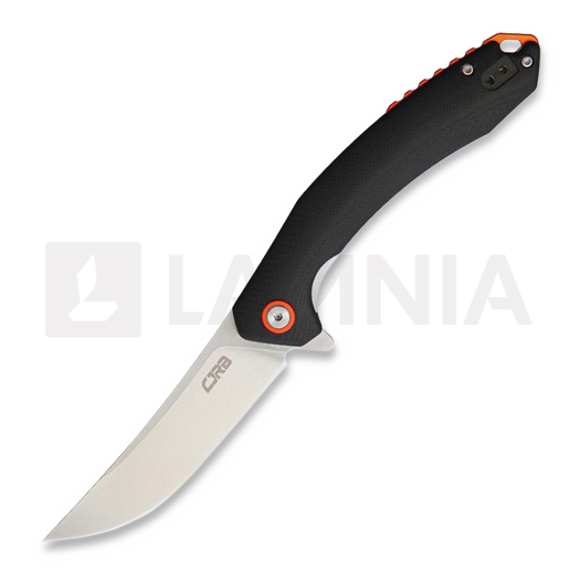 CJRB Gobi Linerlock Black 折叠刀, 黑色