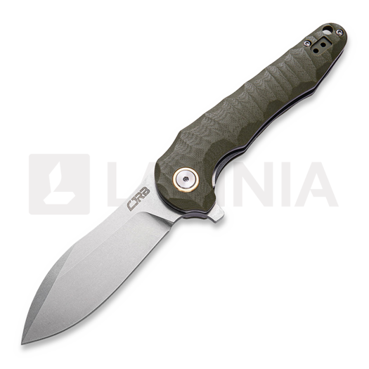 CJRB Mangrove G10 접이식 나이프, 초록