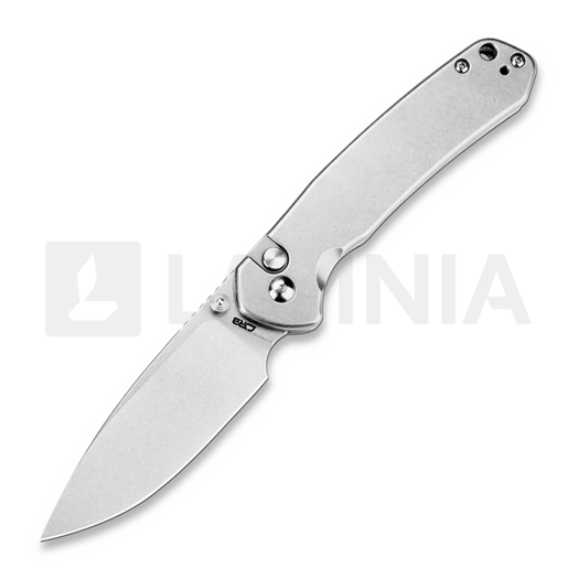 CJRB Pyrite Button Lock Steel foldekniv