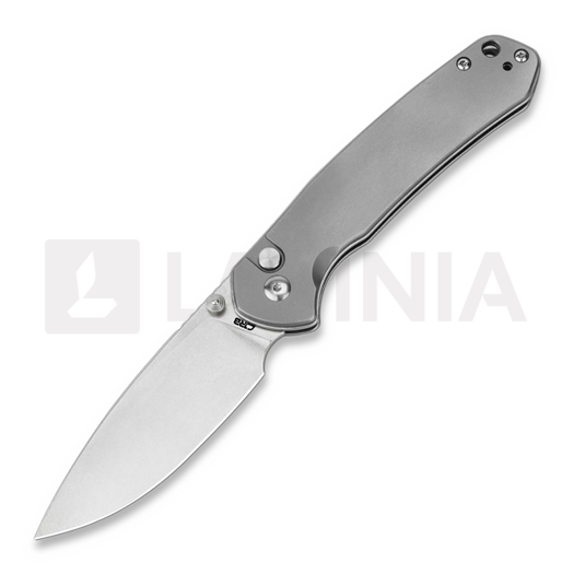 Navaja CJRB Pyrite Button Lock Titanium