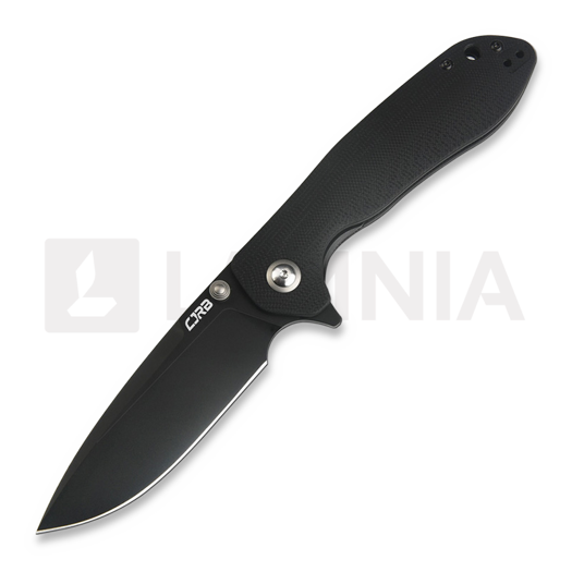 CJRB Scoria Linerlock fällkniv, svart