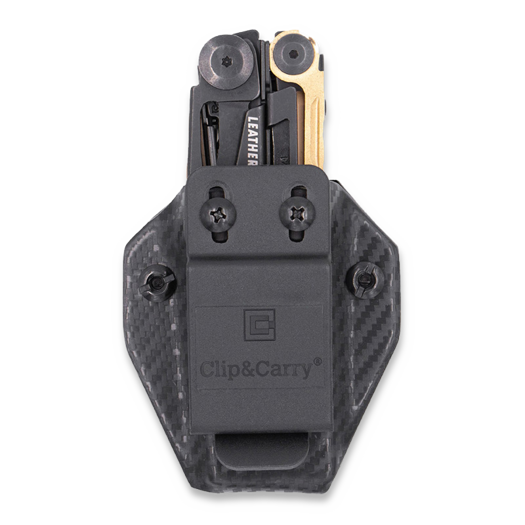 Clip & Carry Leatherman MUT skede, Carbon Fiber, sort
