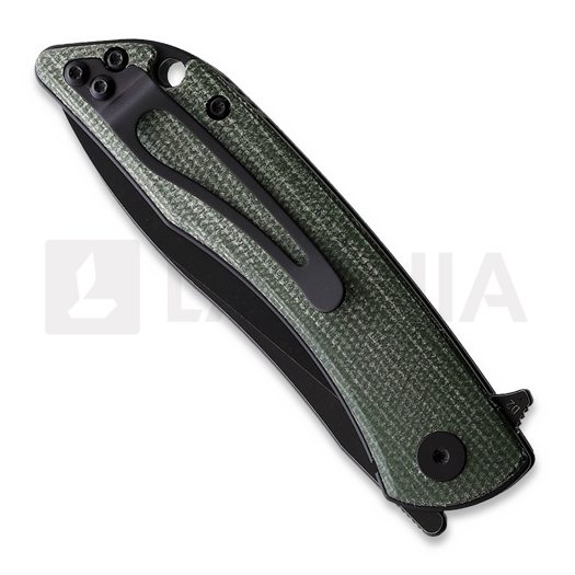 CMB Made Knives Blaze kääntöveitsi, green micarta
