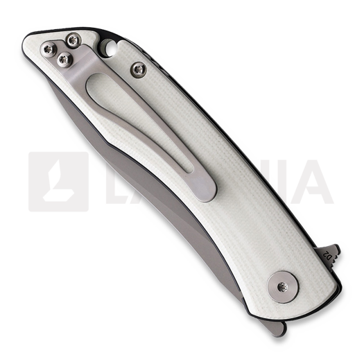 CMB Made Knives Blaze sulankstomas peilis, balta