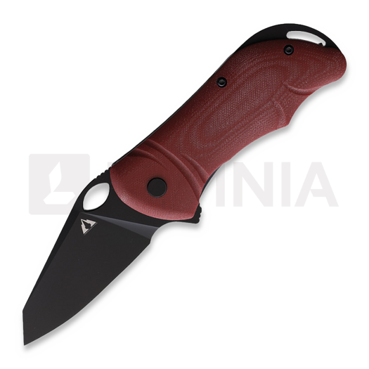 Liigendnuga CMB Made Knives Hippo D2, punane
