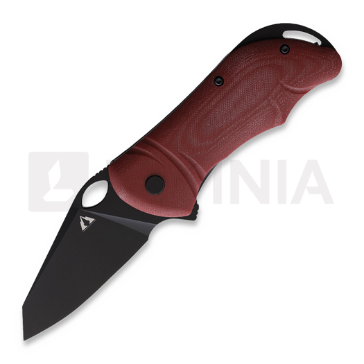 Liigendnuga CMB Made Knives Hippo D2, punane