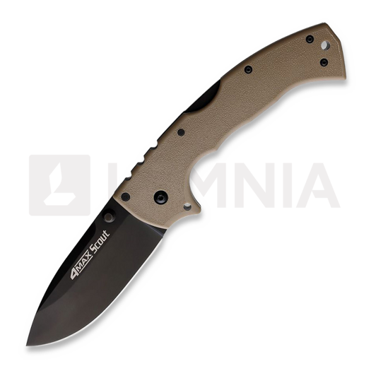 Saliekams nazis Cold Steel 4-Max Scout Black, Desert Tan CS62RQDTBK