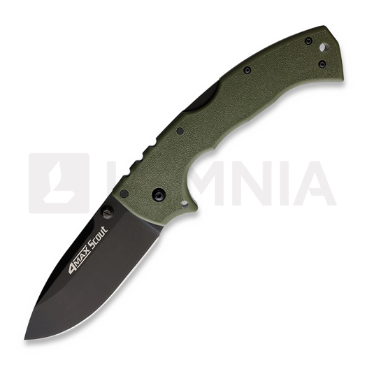 Cold Steel 4-Max Scout Black kääntöveitsi, oliivinvihreä CS62RQODBK