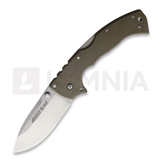 Cold Steel 4-Max Scout Stonewashed kääntöveitsi, Dark Earth CS62RQDESW