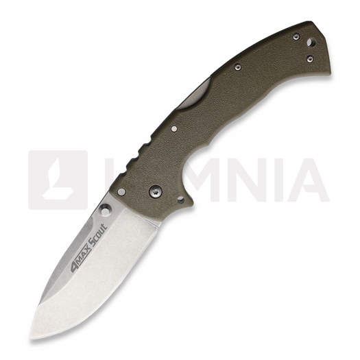 Cold Steel 4-Max Scout Stonewashed kääntöveitsi, Dark Earth CS62RQDESW