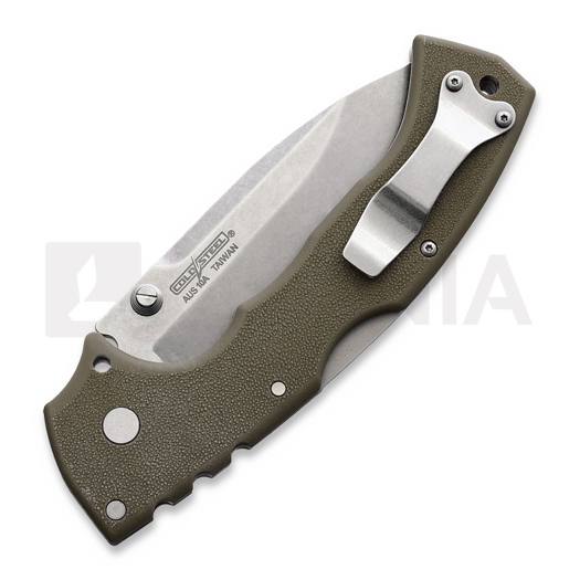 Cold Steel 4-Max Scout Stonewashed foldekniv, Dark Earth CS62RQDESW