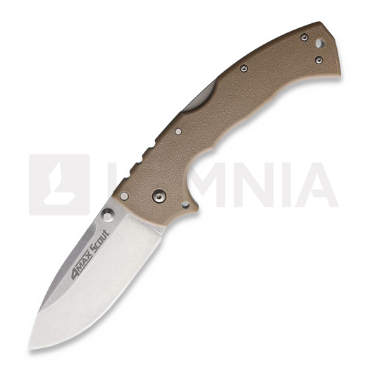 Couteau pliant Cold Steel 4-Max Scout Stonewashed, Desert Tan CS62RQDTSW