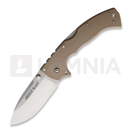 Сгъваем нож Cold Steel 4-Max Scout Stonewashed, Desert Tan CS62RQDTSW