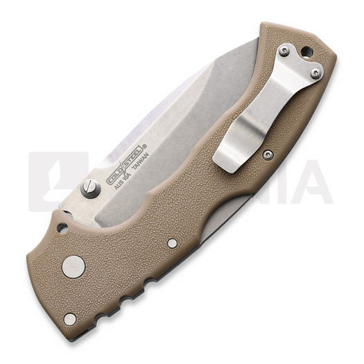 Cold Steel 4-Max Scout Stonewashed sulankstomas peilis, Desert Tan CS62RQDTSW