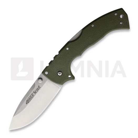 Skladací nôž Cold Steel 4-Max Scout Stonewashed, zelená CS62RQODSW