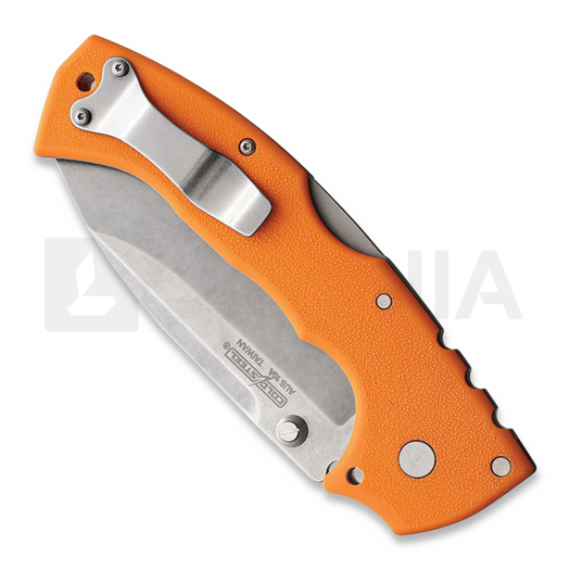 Cold Steel 4-Max Scout Stonewashed sulankstomas peilis, oranžinėnge CS62RQORSW