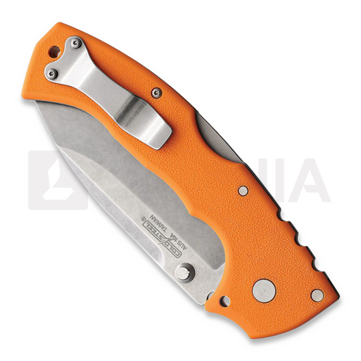 Cold Steel 4-Max Scout Stonewashed foldekniv, orange CS62RQORSW