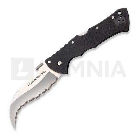 Cold Steel Black Talon II összecsukható kés, fűrészfogú CS-22BS