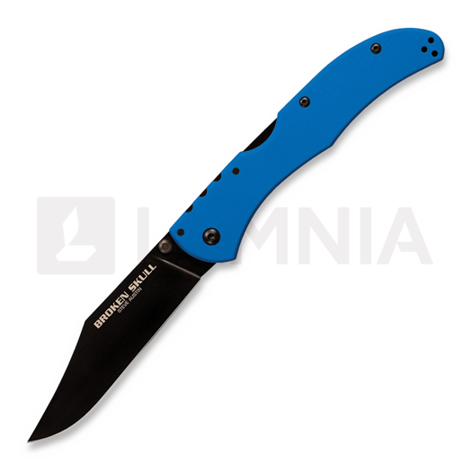 Cold Steel Broken Skull 1 CPM-S35VN 접이식 나이프, 파랑 CS-54S4A