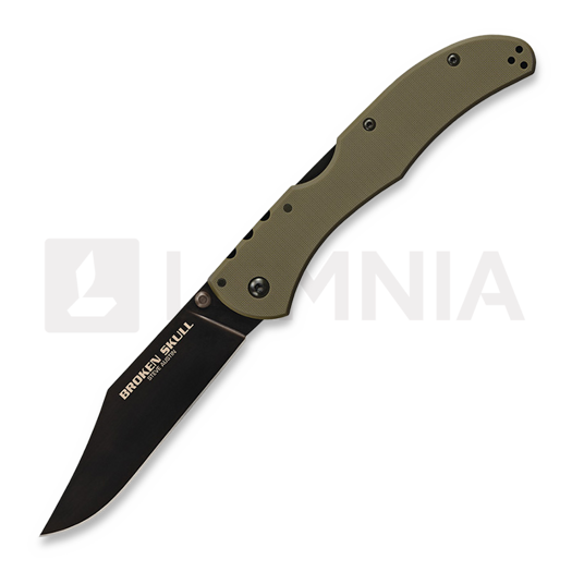 Cold Steel Broken Skull III Lockback foldekniv, grønn CS-54S3A