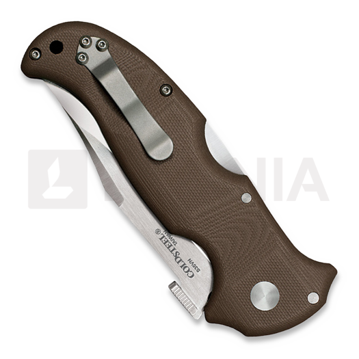 Cold Steel Bush Ranger sulankstomas peilis, ruda CS-31A