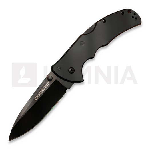 Cold Steel Code 4 Spear Point CPM S35VN Taschenmesser, black/black CS-58PASB