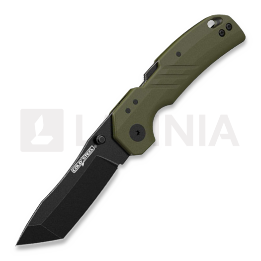 Cold Steel Engage 3 접이식 나이프, Tanto, ODG CS-FL-30DPLT-BGZ
