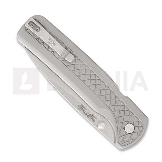 Cold Steel Full Metal Atlas Drop Point foldekniv, Stonewash CS-FL-35FMA-SA