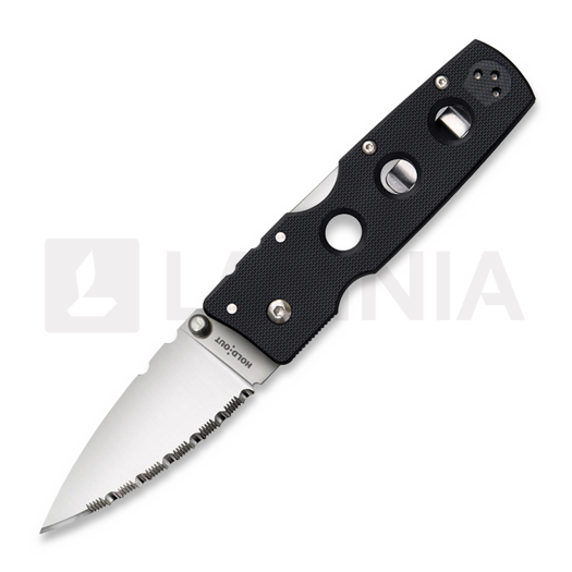 Navalha Cold Steel Hold Out 3" S35VN, faca serrilhada CS-11G3S