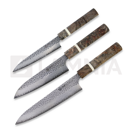 Kitchen knife set Cold Steel Japanese VG-10 Damascus CS-59KSET-3PK