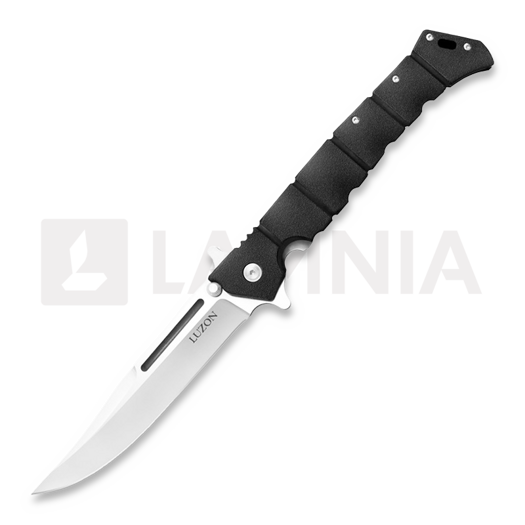 Cold Steel Large Luzon Satin 접이식 나이프, 검정 CS-20NQX