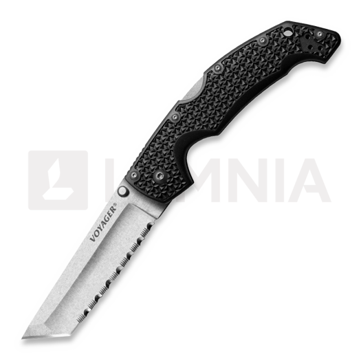 Nóż składany Cold Steel Large Voyager Tanto, ząbkowane ostrze CS-29ATS