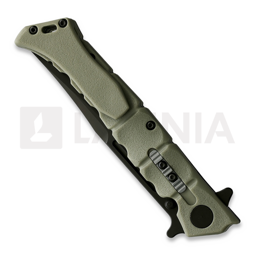 Cold Steel Medium Luzon Black sulankstomas peilis, žalia CS20NQLODBK