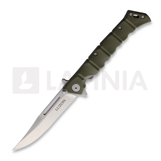 Cold Steel Medium Luzon Stonewashed vouwmes, olijfgroen CS20NQLODSW