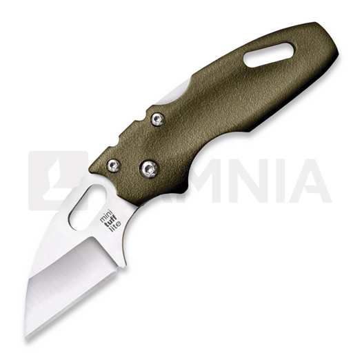 Cold Steel Mini Tuff Lite Plain Edge 접이식 나이프, 올리브색 CS-20MTGD