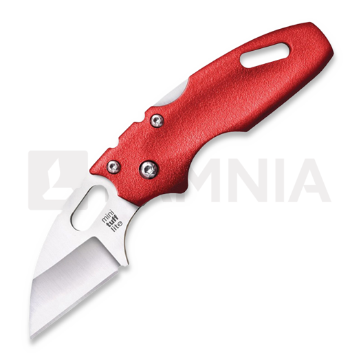 Skladací nôž Cold Steel Mini Tuff Lite Plain Edge, červená CS-20MTR